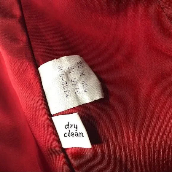 Vintage 1980/90s Pendleton Woolen Mills Red Blazer - Picture 9 of 13